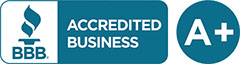 Better Business Bureau Accredited Business, A+ rating